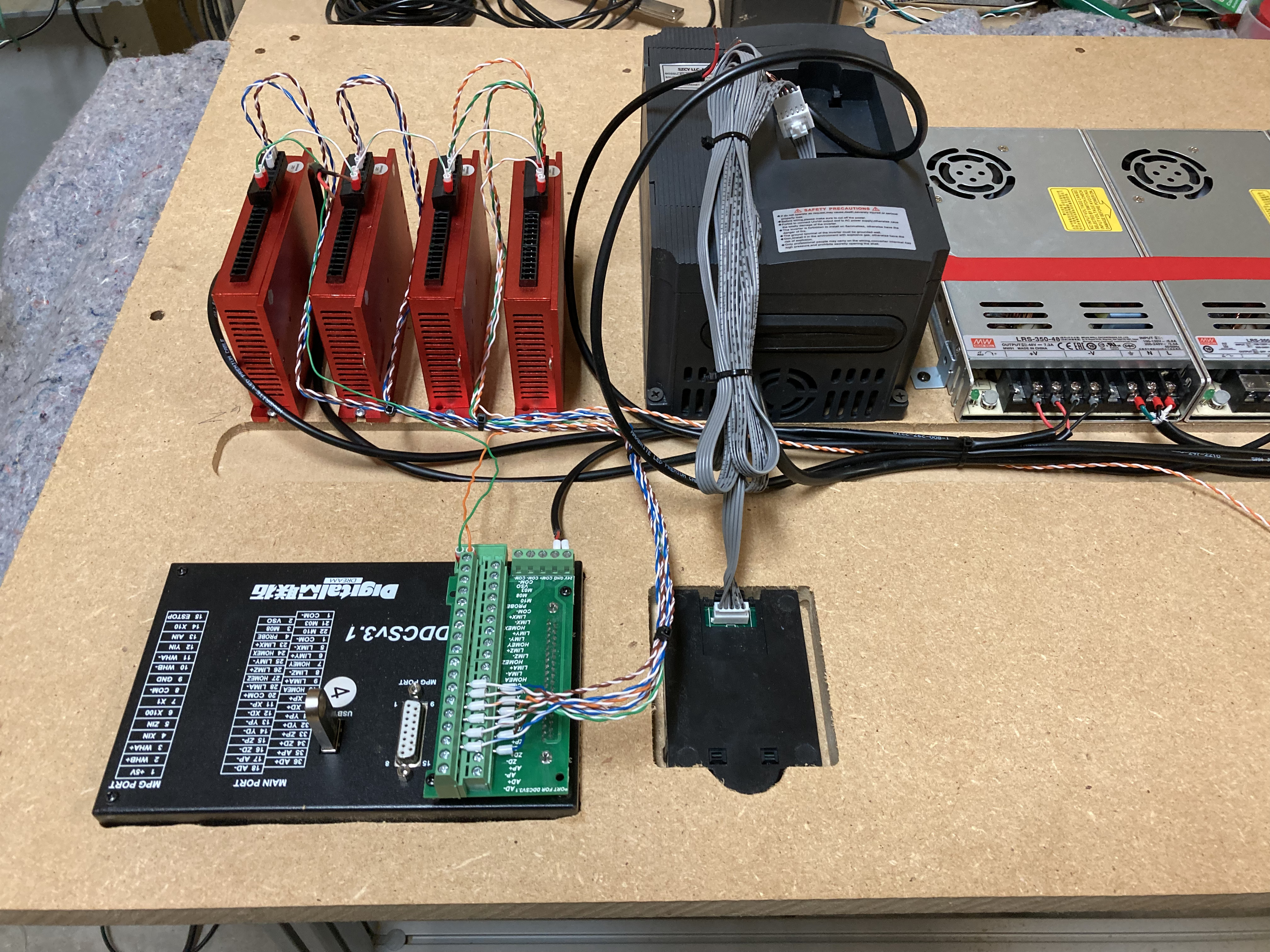 Electronics wiring and control